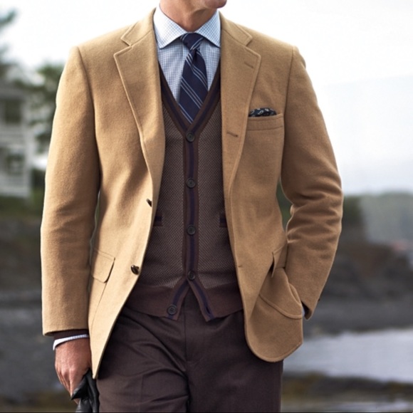 brooks brothers camel hair blazer